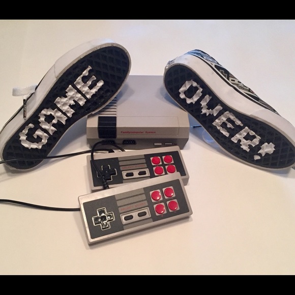 Vans Game Over Nintendo Controller Shoes 12.5 - Picture 3 of 6